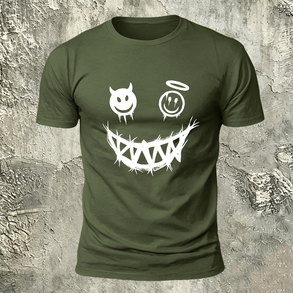 プレミアムコットン ダークアート 両面Tシャツ