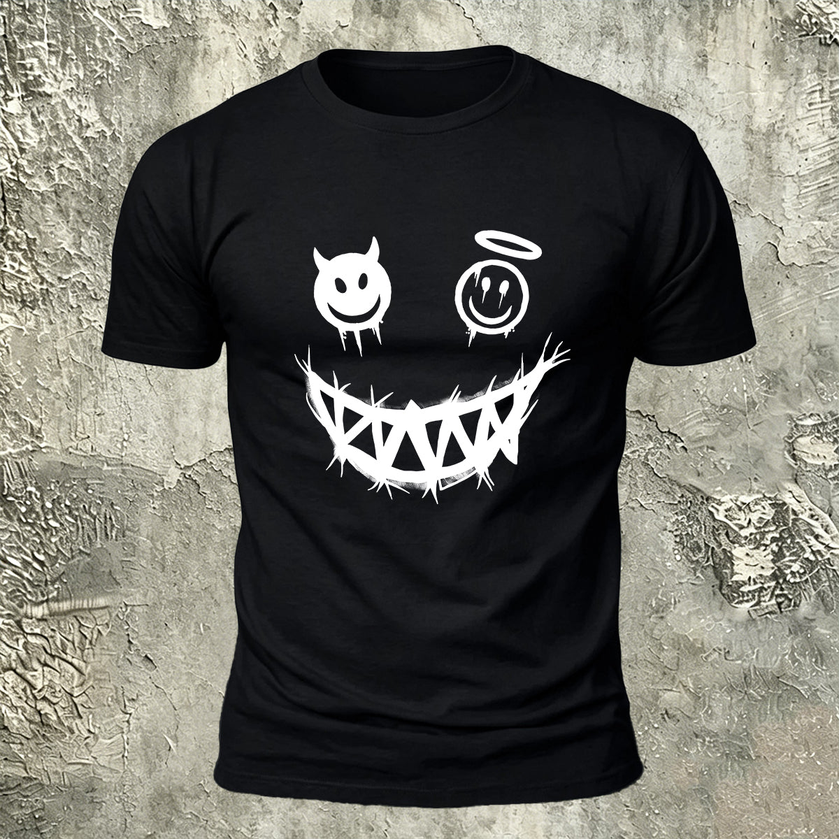 プレミアムコットン ダークアート 両面Tシャツ
