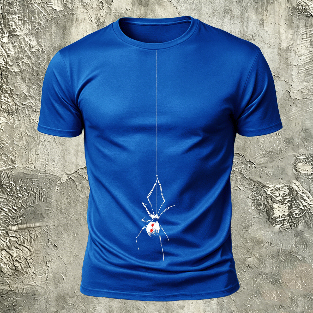 Minimalist Hanging Spider Premium Cotton Tee