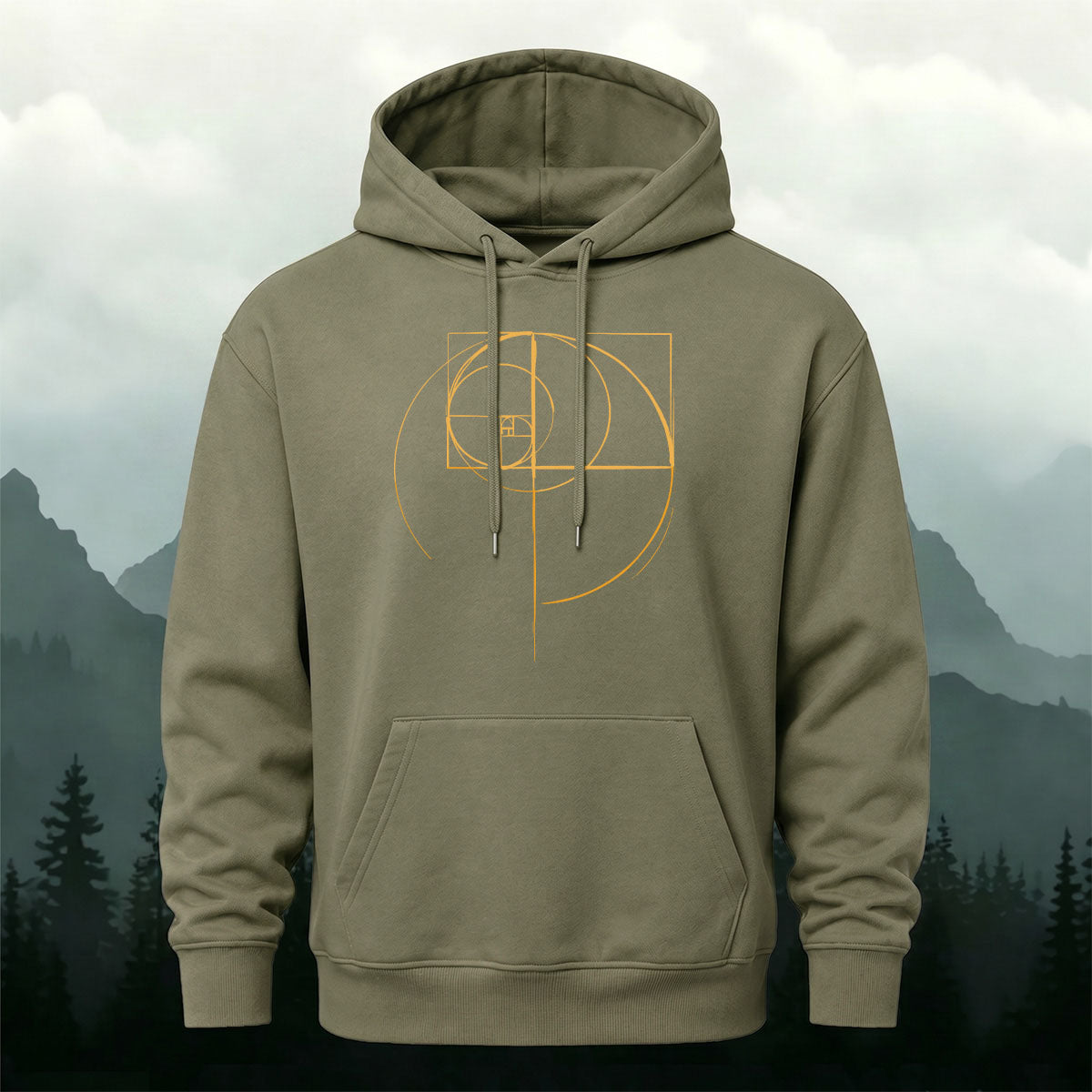 Math Golden Ratio Art Minimal Casual Hoodie