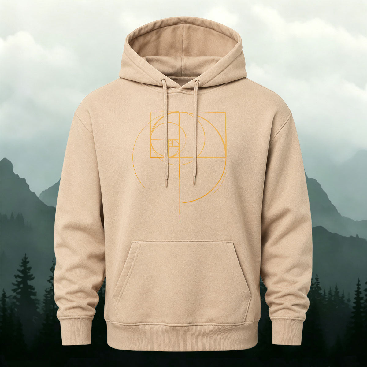 Math Golden Ratio Art Minimal Casual Hoodie
