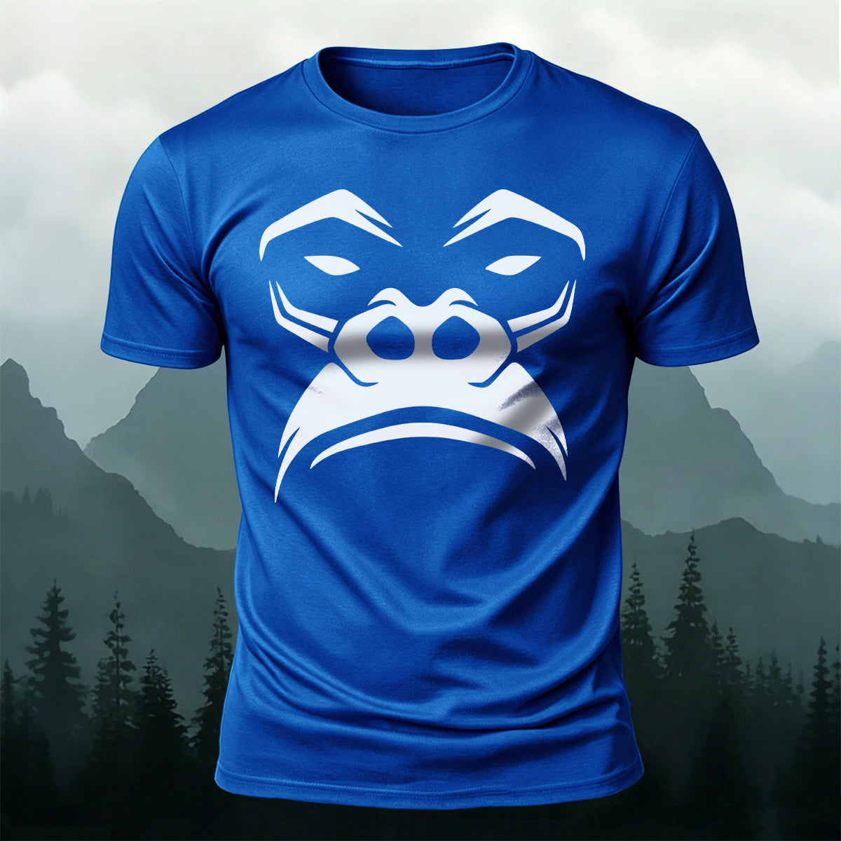 Tough Minimalist Gorilla Skin-Friendly Cotton T-Shirt