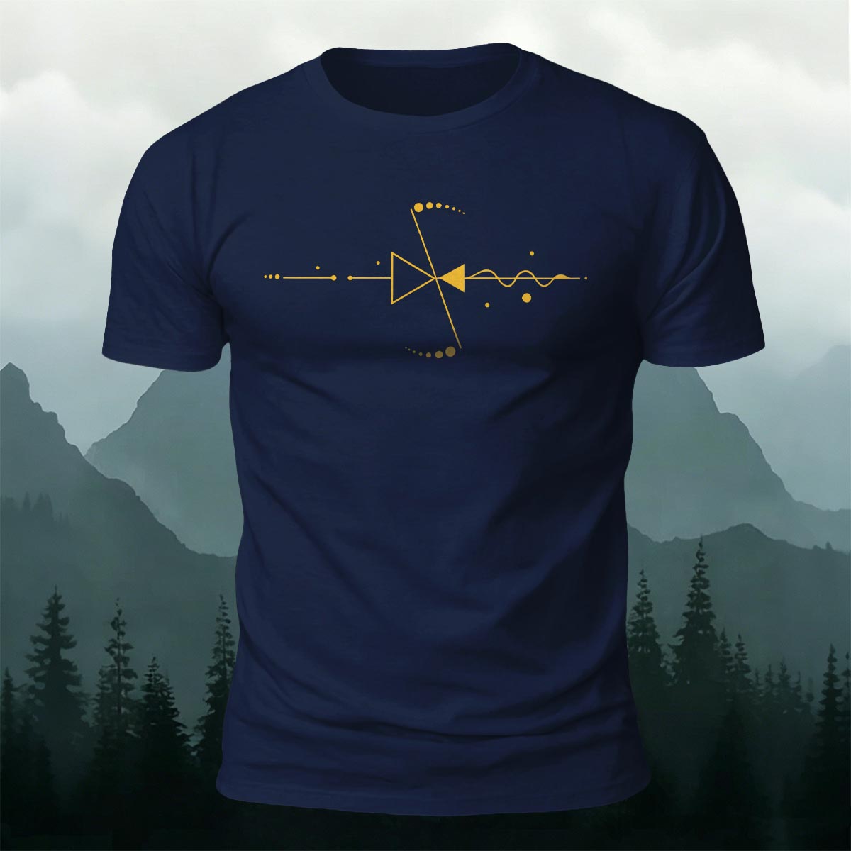 Minimal Audio Element Premium Cotton Casual Tee