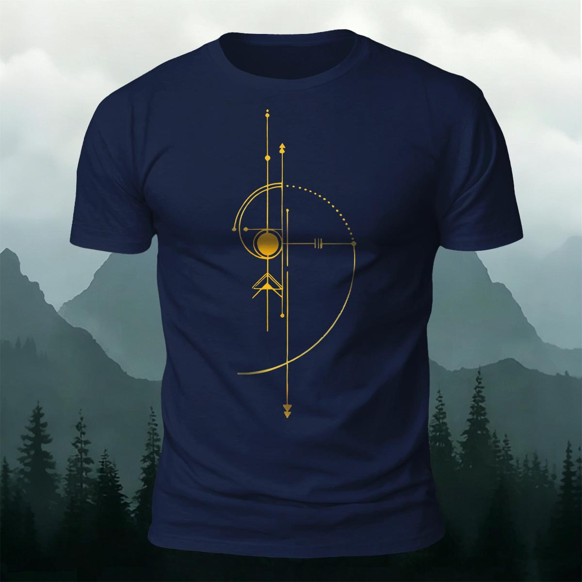 Minimalist Modern Line Art Soft Skin-Friendly T-Shirt