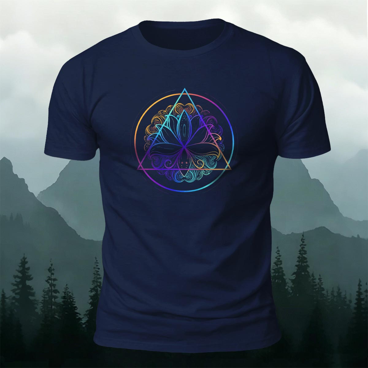 Yoga Mystic Graphic Minimal Skin-Friendly Tee