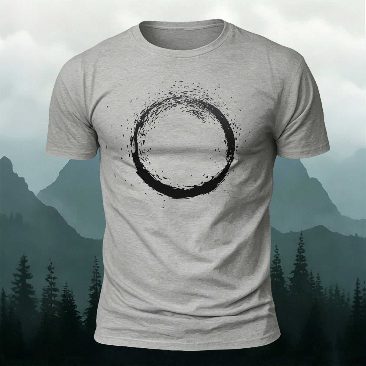 Zen Enso Circle Outdoor Nature Skin-Friendly Tee