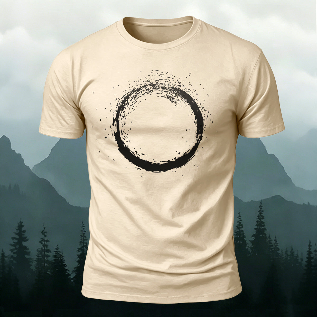 Zen Enso Circle Outdoor Nature Skin-Friendly Tee