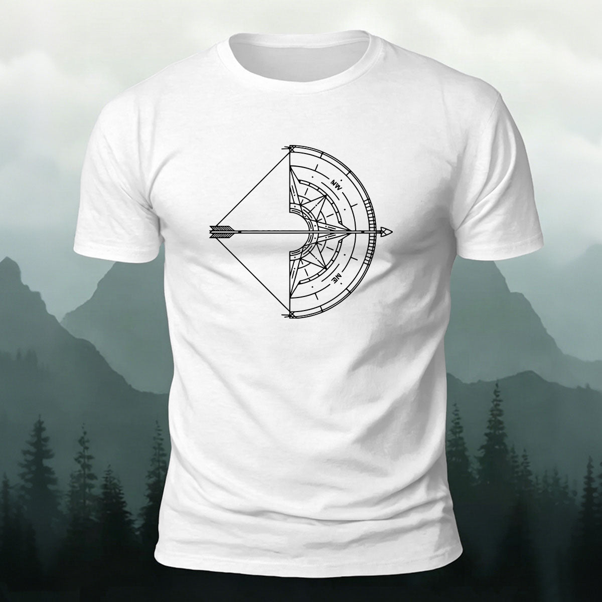 Adventure Navigator Bow Outdoor Premium Cotton Tee