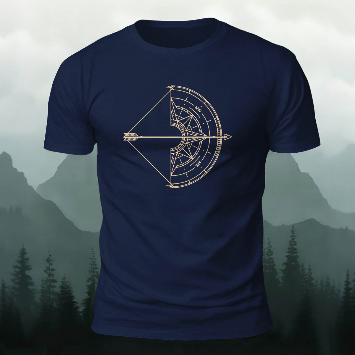Adventure Navigator Bow Outdoor Premium Cotton Tee