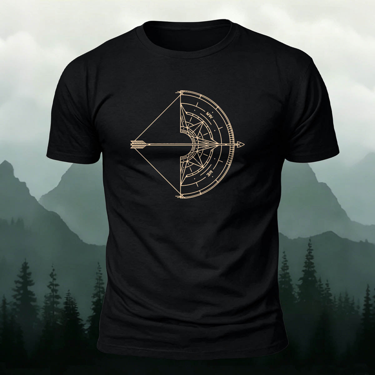 Adventure Navigator Bow Outdoor Premium Cotton Tee