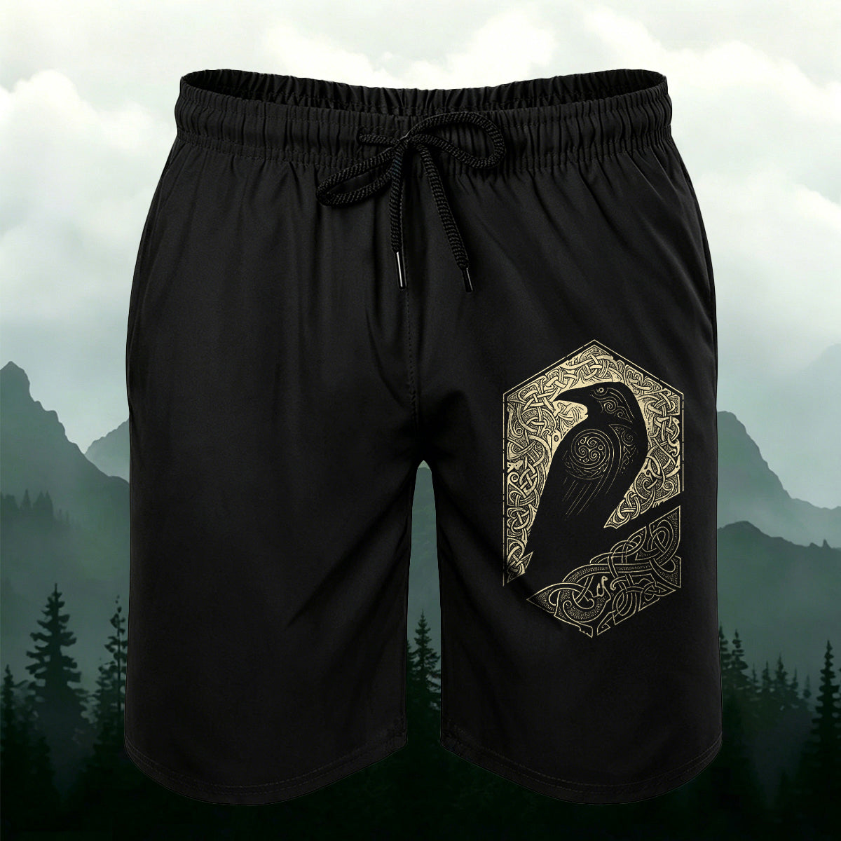 Men's Norse Viking Mythology Casual Shorts