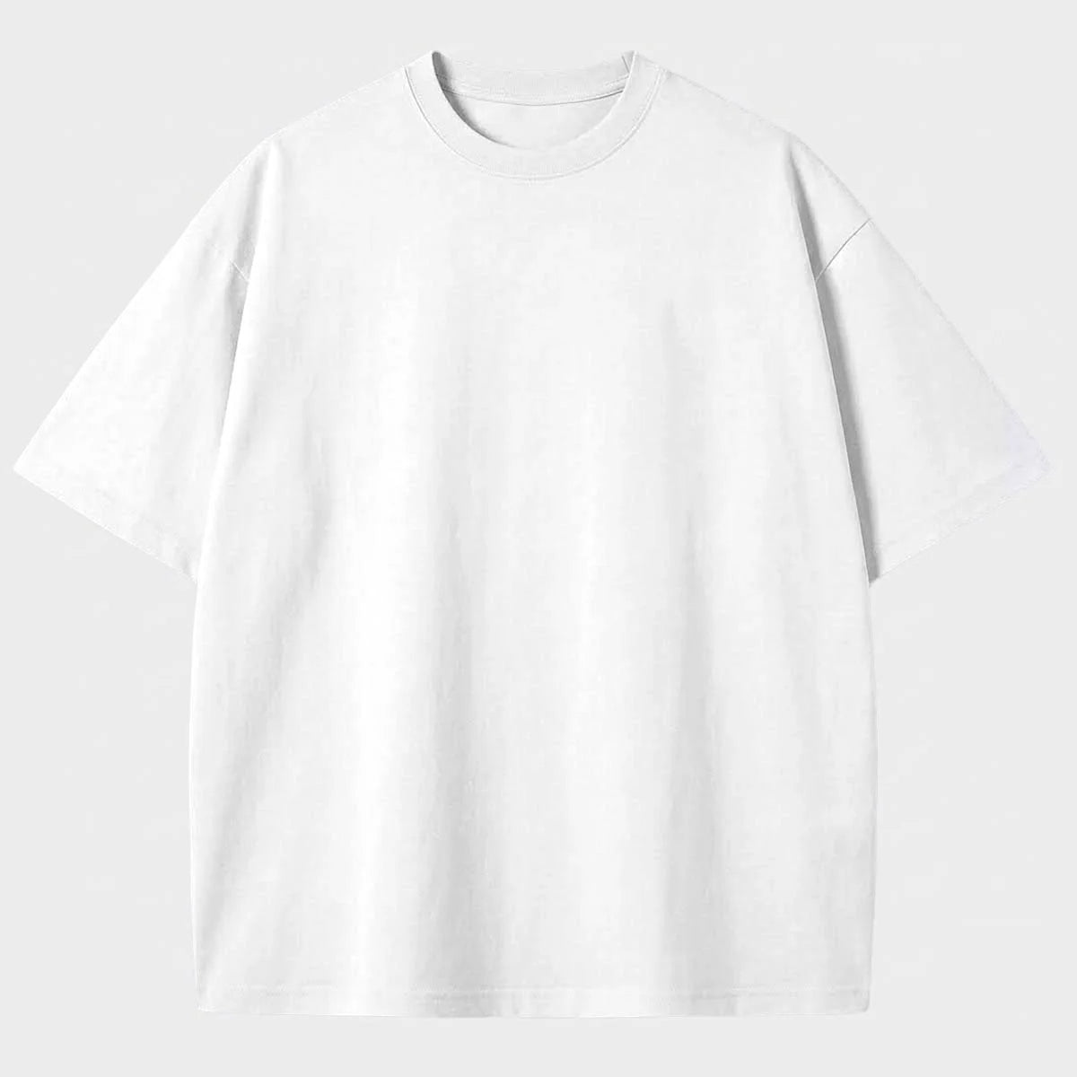 Solid Color Premium Cotton Casual Short Sleeve Tee