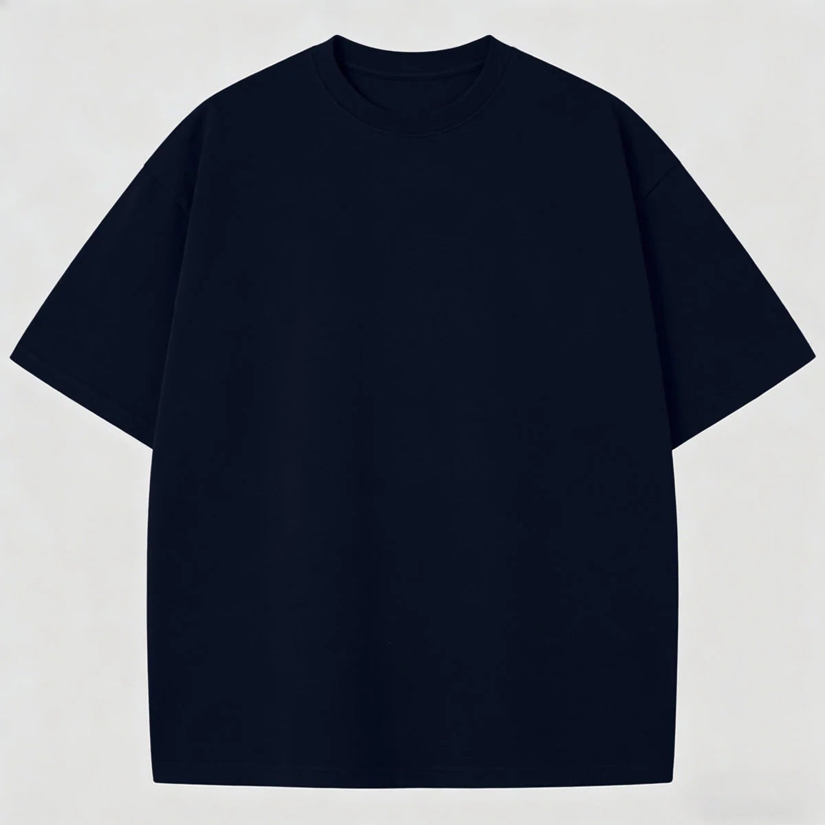 Solid Color Premium Cotton Casual Short Sleeve Tee