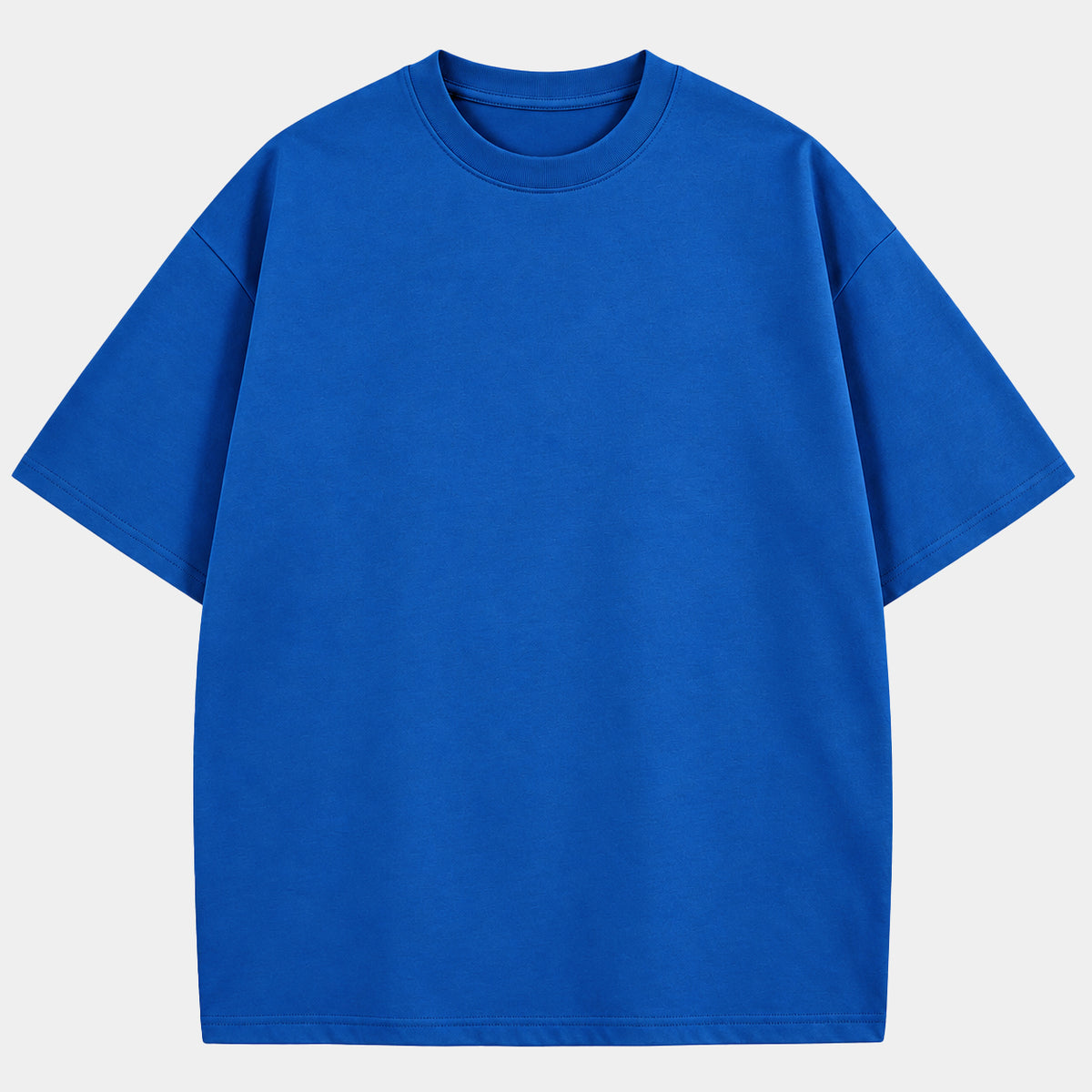 Solid Color Premium Cotton Casual Short Sleeve Tee