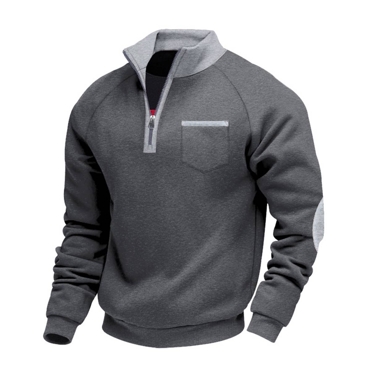 Men's Heavyweight Fleece Lined Casual Sweatshirt