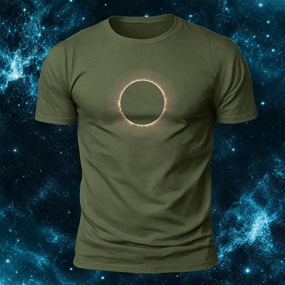 DTG Elegant Total Eclipse Graphic Casual Tee