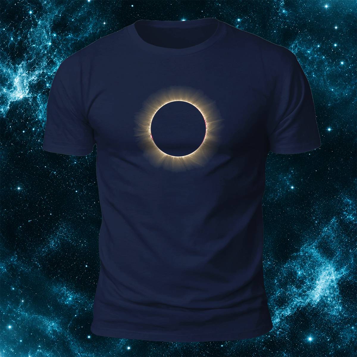 DTG Elegant Total Eclipse Graphic Casual Tee