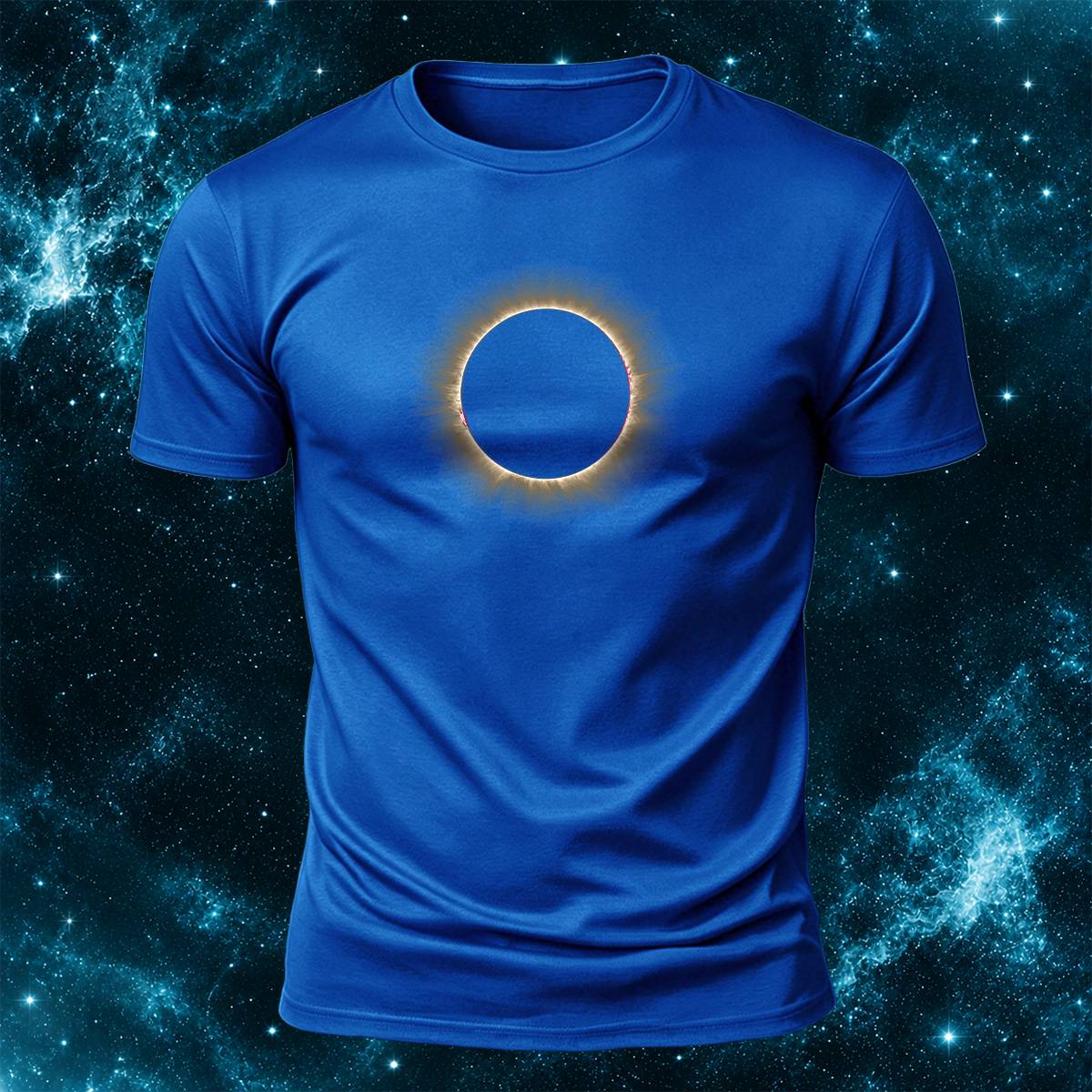 DTG Elegant Total Eclipse Graphic Casual Tee