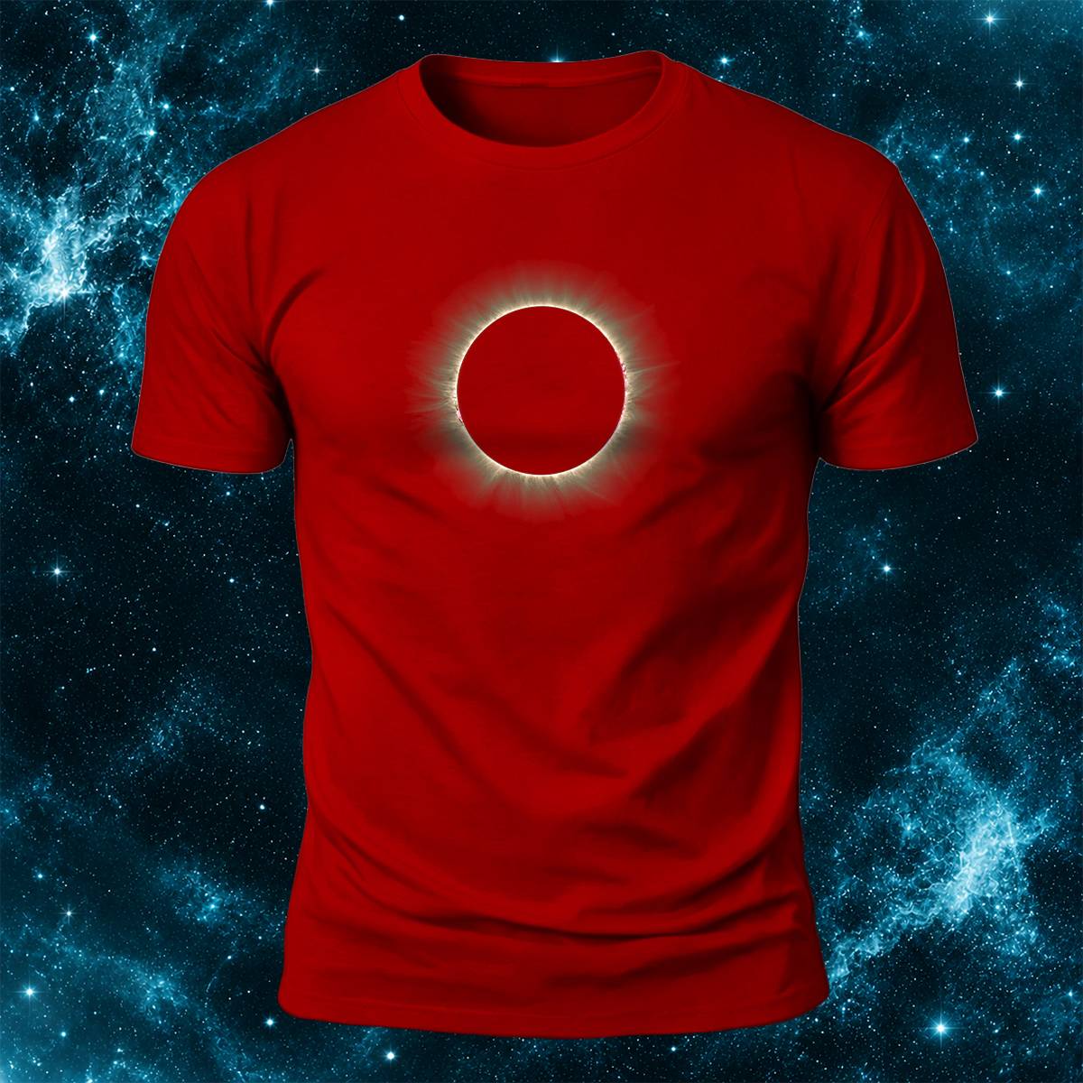 DTG Elegant Total Eclipse Graphic Casual Tee