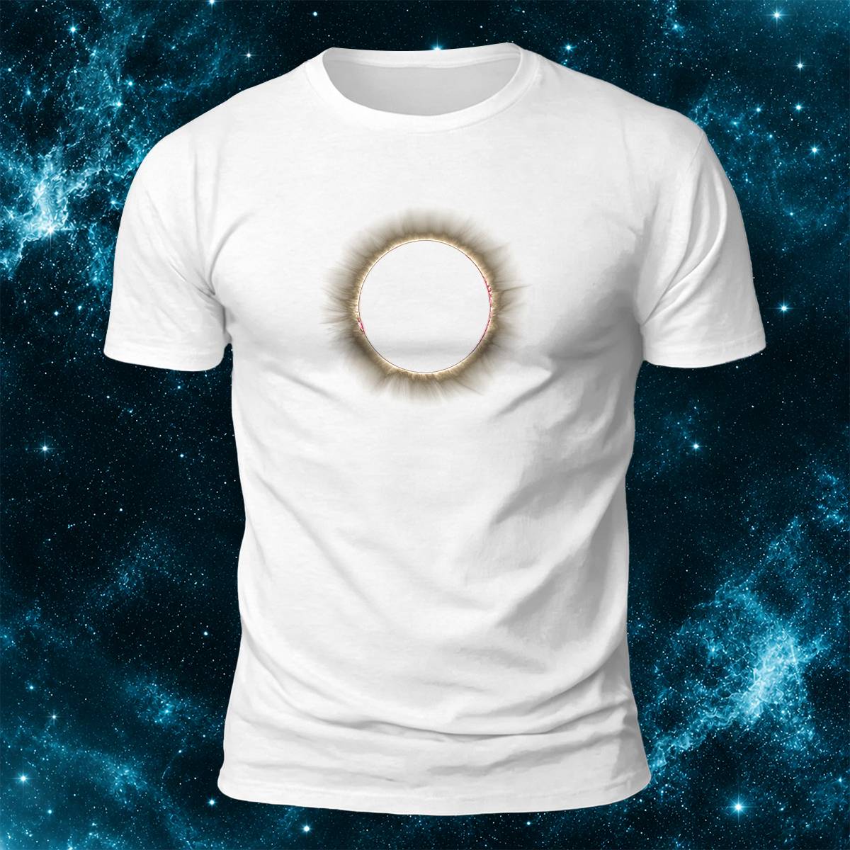DTG Elegant Total Eclipse Graphic Casual Tee