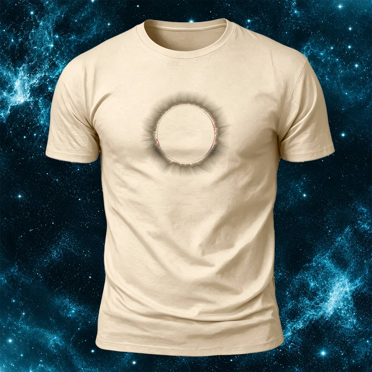 DTG Elegant Total Eclipse Graphic Casual Tee