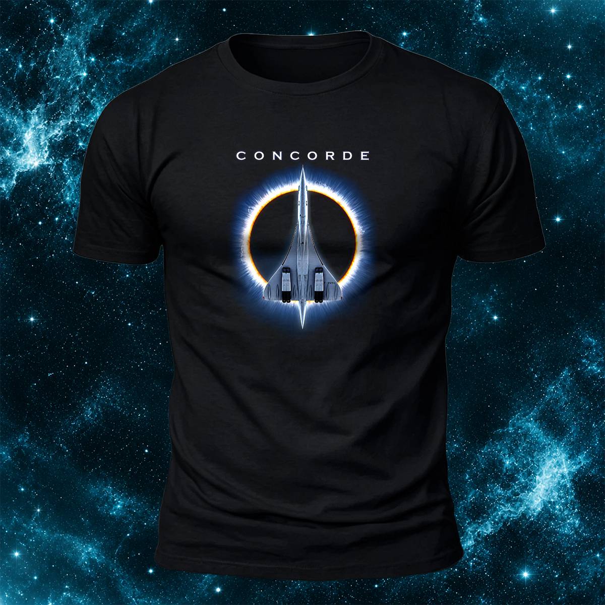 DTG Concorde Supersonic Aircraft Graphic Casual Tee