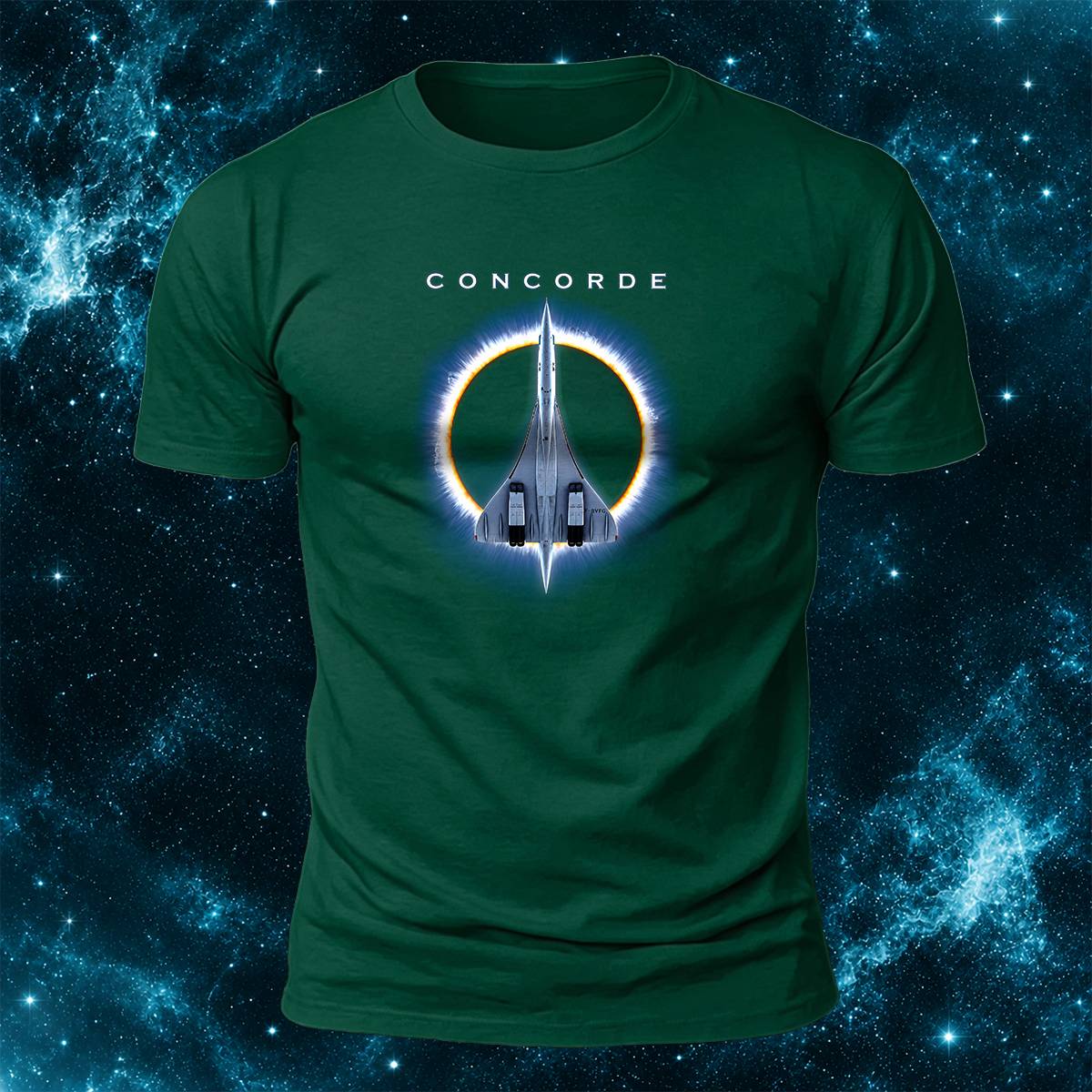 DTG Concorde Supersonic Aircraft Graphic Casual Tee