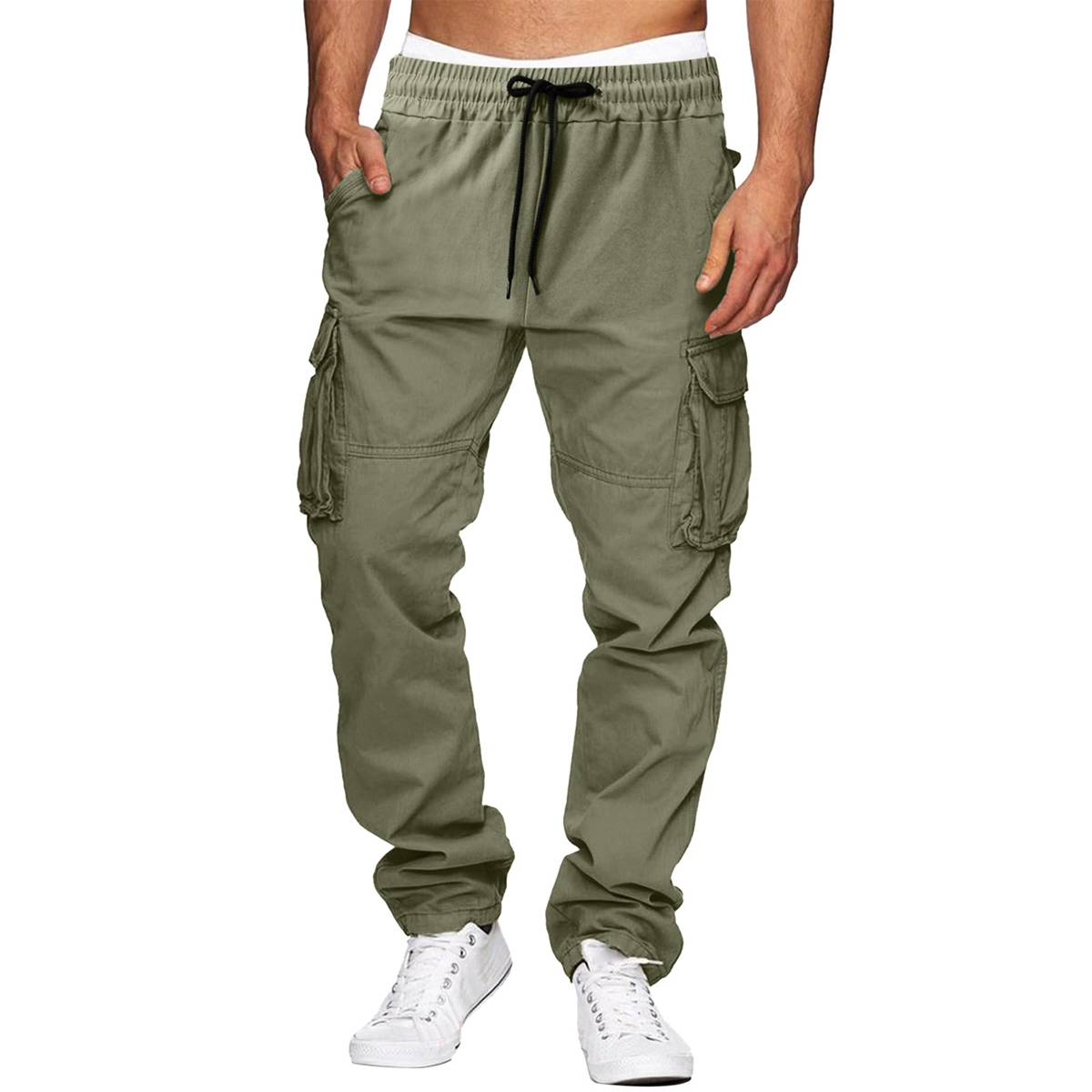 Men's Multi-Pocket Casual Cargo Long Pants