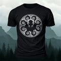 Cotton Geometric Octopus Art Graphic Casual T-Shirt
