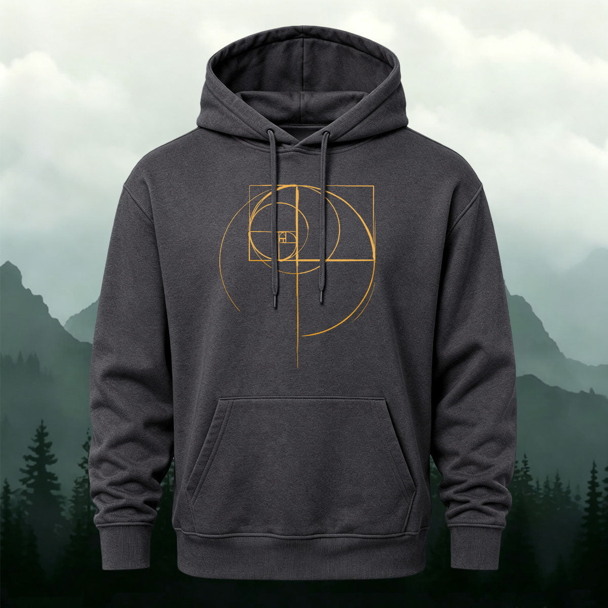 Math Golden Ratio Art Minimal Casual Hoodie