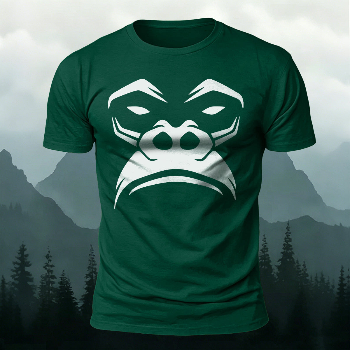 Tough Minimalist Gorilla Skin-Friendly Cotton T-Shirt
