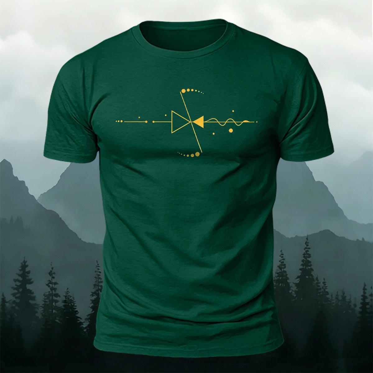 Minimal Audio Element Premium Cotton Casual Tee