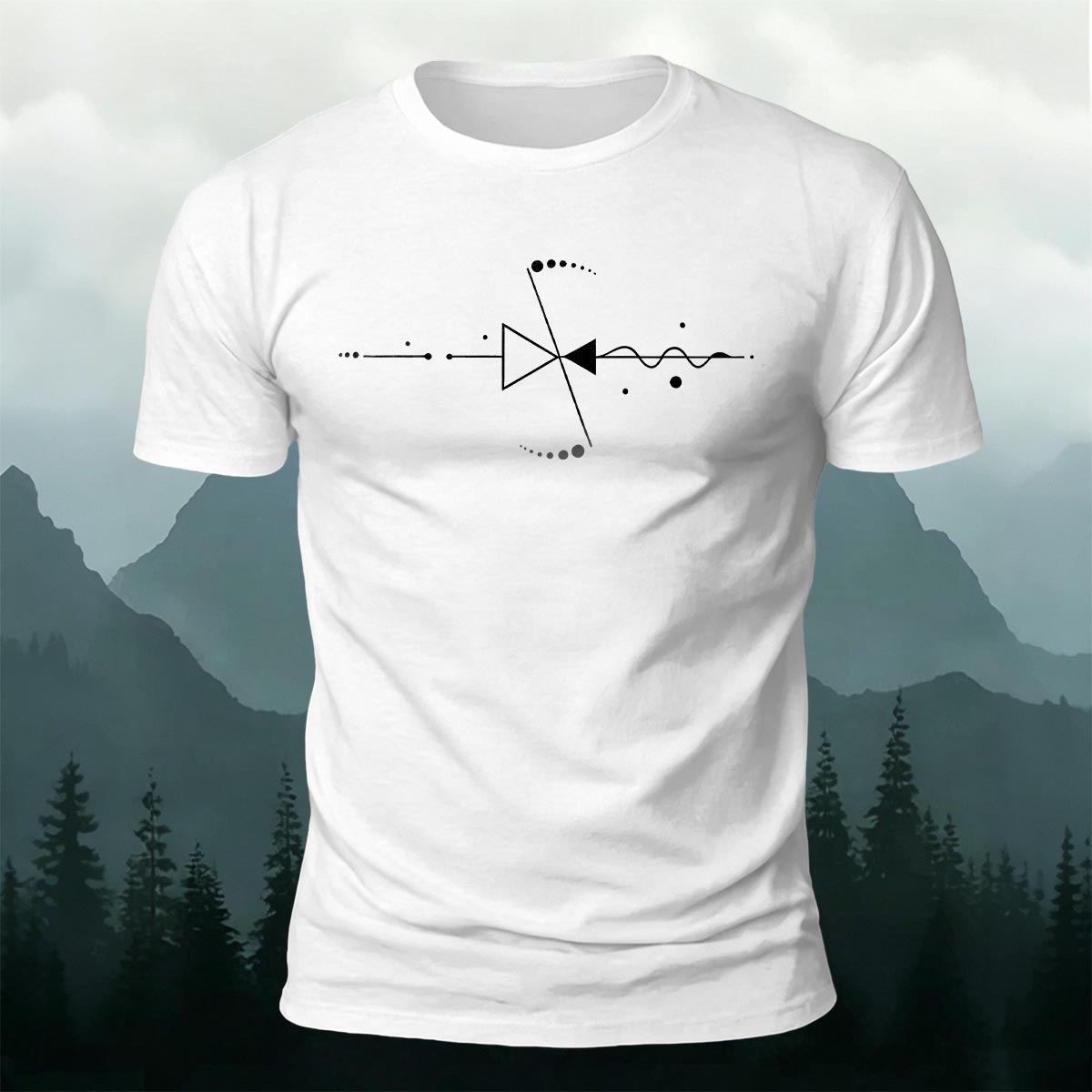 Minimal Audio Element Premium Cotton Casual Tee