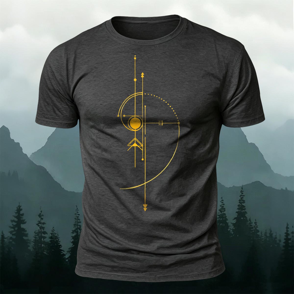 Minimalist Modern Line Art Soft Skin-Friendly T-Shirt