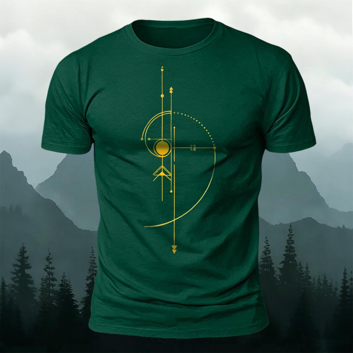 Minimalist Modern Line Art Soft Skin-Friendly T-Shirt