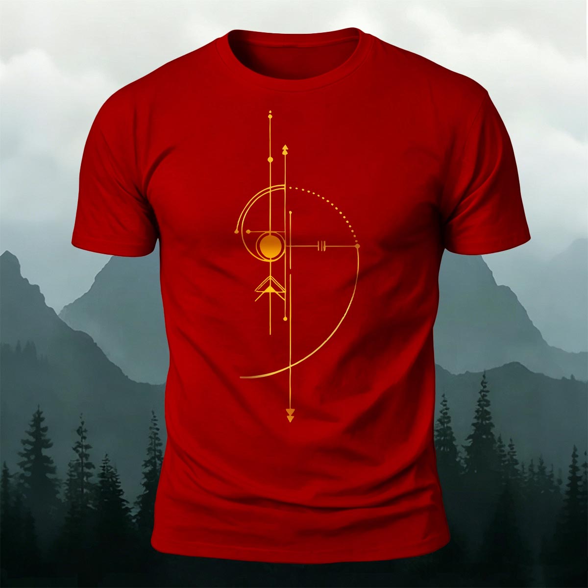 Minimalist Modern Line Art Soft Skin-Friendly T-Shirt