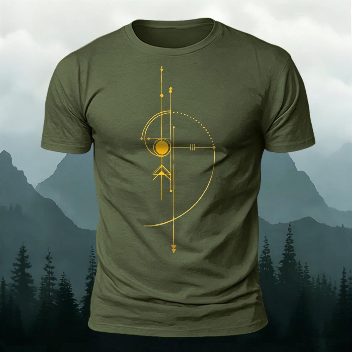 Minimalist Modern Line Art Soft Skin-Friendly T-Shirt