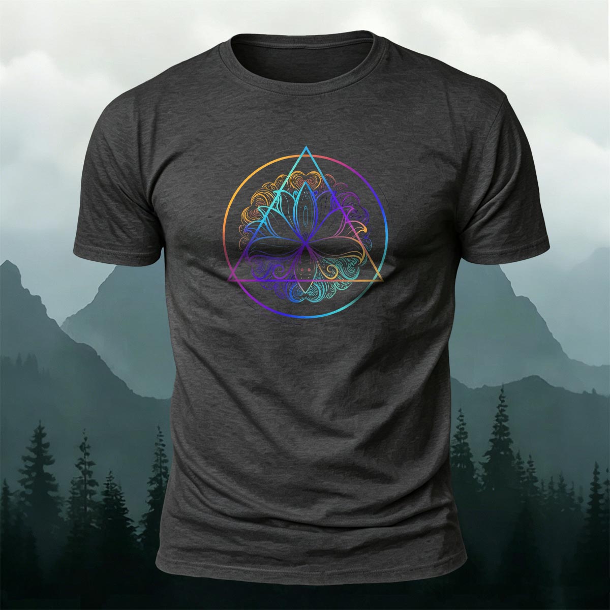 Yoga Mystic Graphic Minimal Skin-Friendly Tee