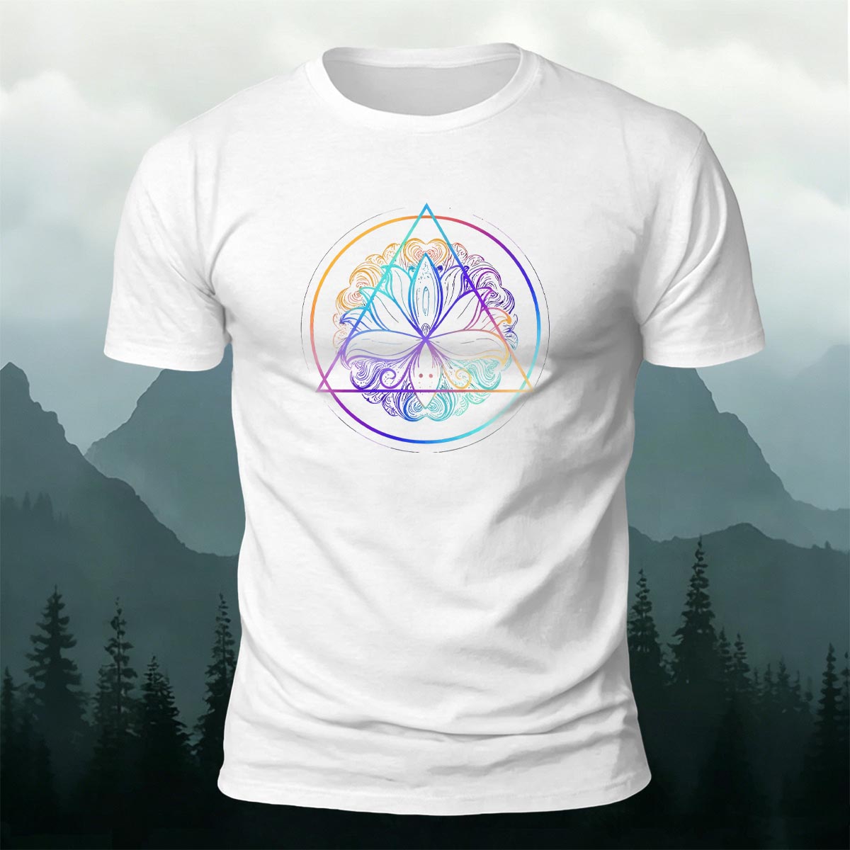 Yoga Mystic Graphic Minimal Skin-Friendly Tee
