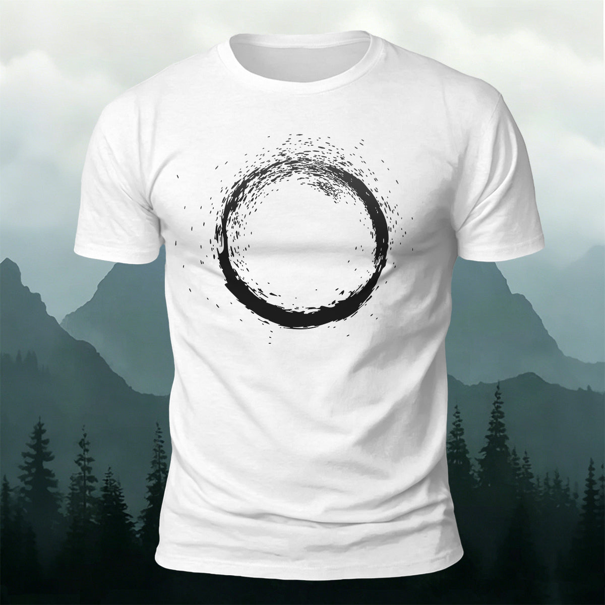 Zen Enso Circle Outdoor Nature Skin-Friendly Tee