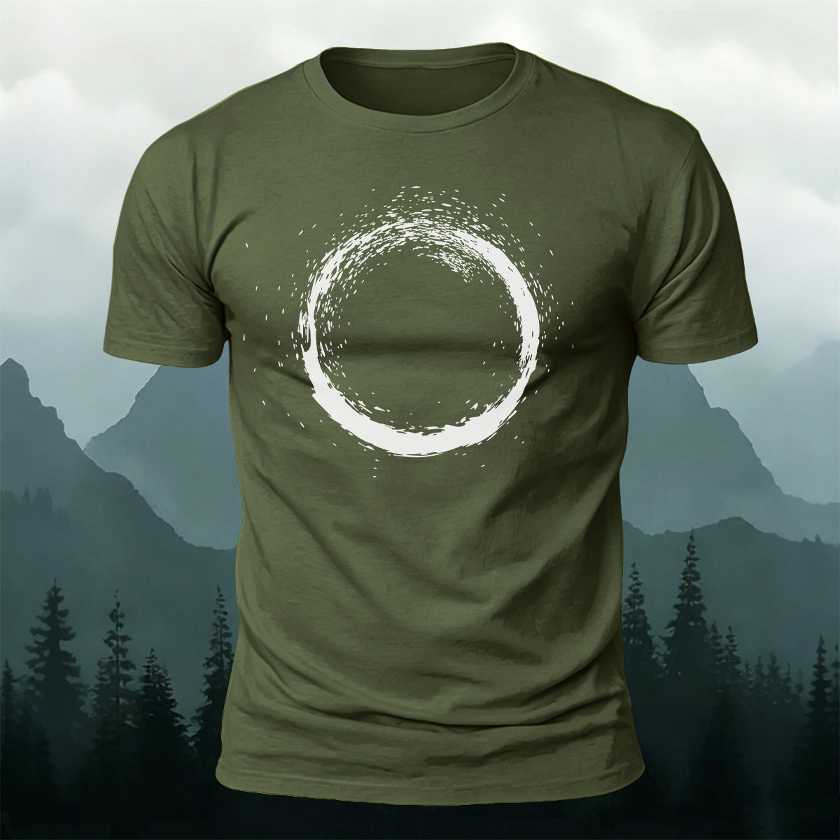 Zen Enso Circle Outdoor Nature Skin-Friendly Tee