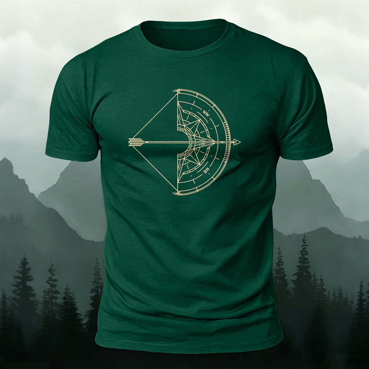 Adventure Navigator Bow Outdoor Premium Cotton Tee