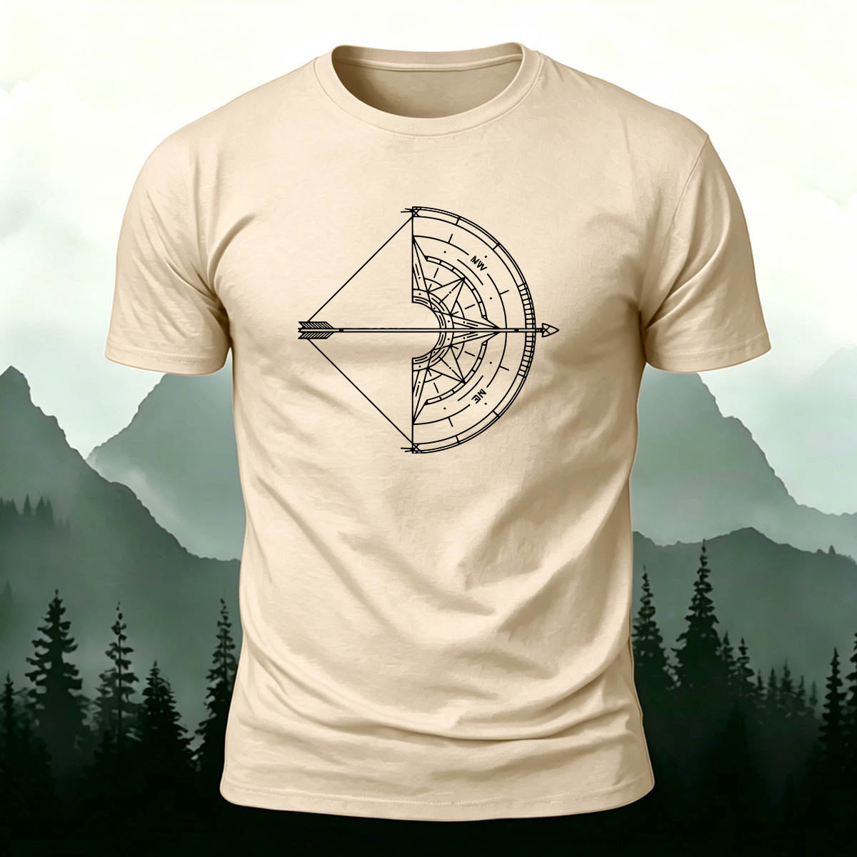Adventure Navigator Bow Outdoor Premium Cotton Tee