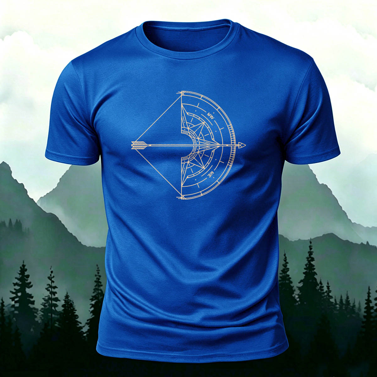 Adventure Navigator Bow Outdoor Premium Cotton Tee