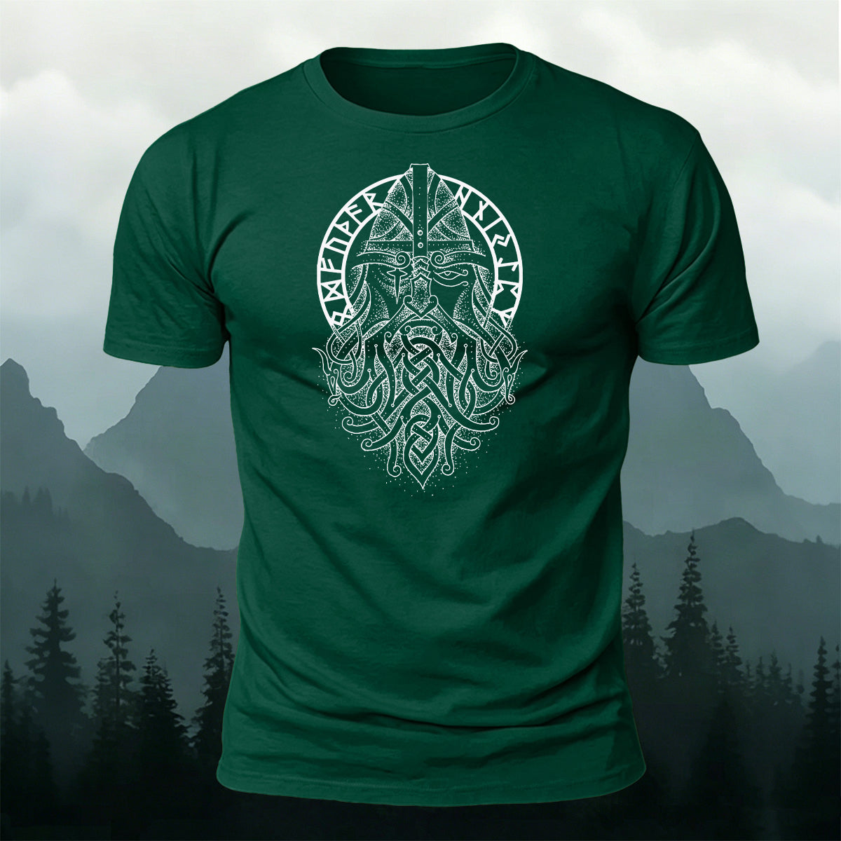 Vintage Viking Warrior Celtic Totem Daily Casual Tee