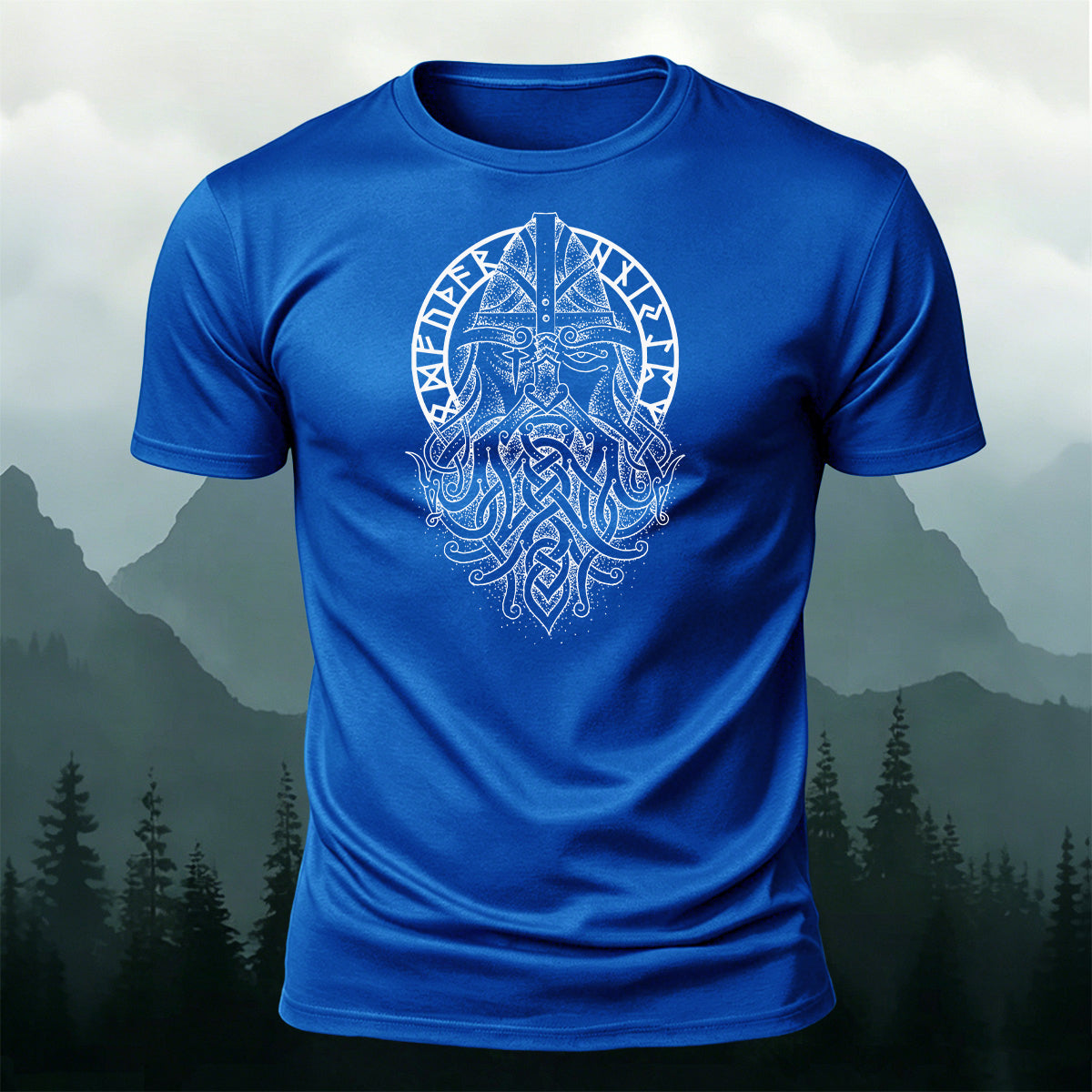 Vintage Viking Warrior Celtic Totem Daily Casual Tee