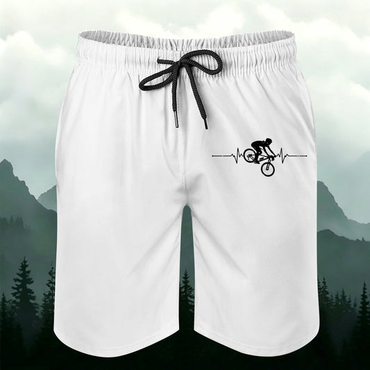 Men's Heartbeat Cyclist Outdoor Casual Shorts