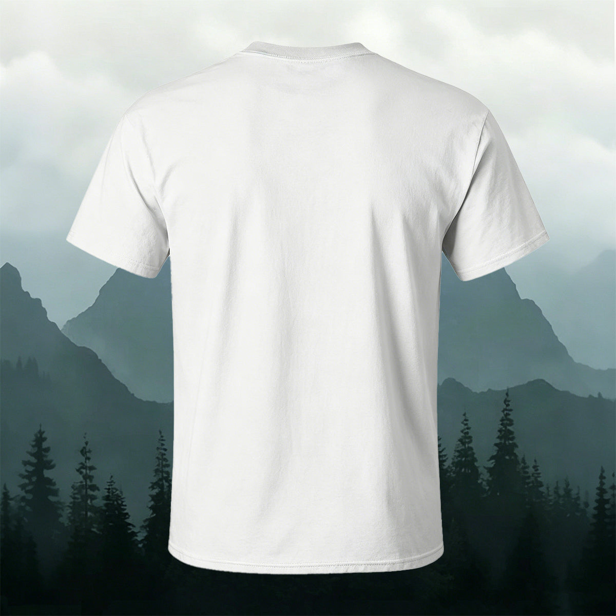 Sublimation Minimalist Mountain Sun Outdoor Casual Tee