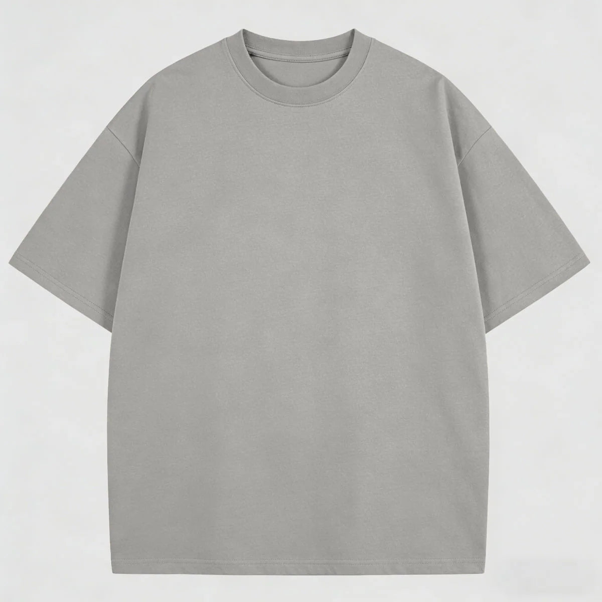 Solid Color Premium Cotton Casual Short Sleeve Tee