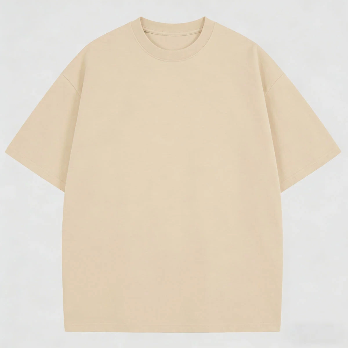 Solid Color Premium Cotton Casual Short Sleeve Tee